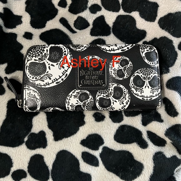 Jack sugar skull nightmare before Christmas loungefly wallet
